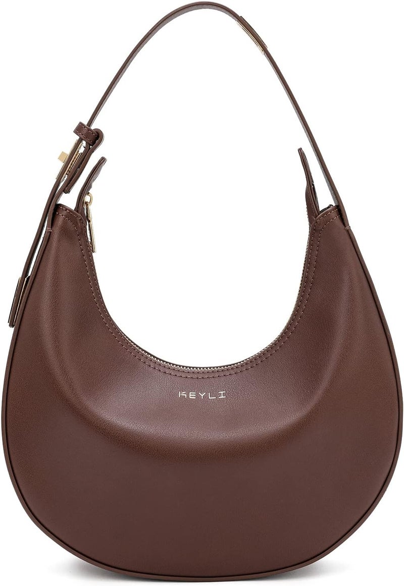 Keyli Shoulder Bag for Women Stylish Casual Clutch Purses for Women 3 Ways Adjust Strap Hobo Handbags with Zip Closure - Image 1